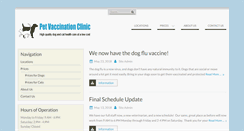 Desktop Screenshot of petvacclinic.com