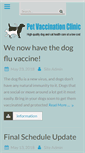 Mobile Screenshot of petvacclinic.com
